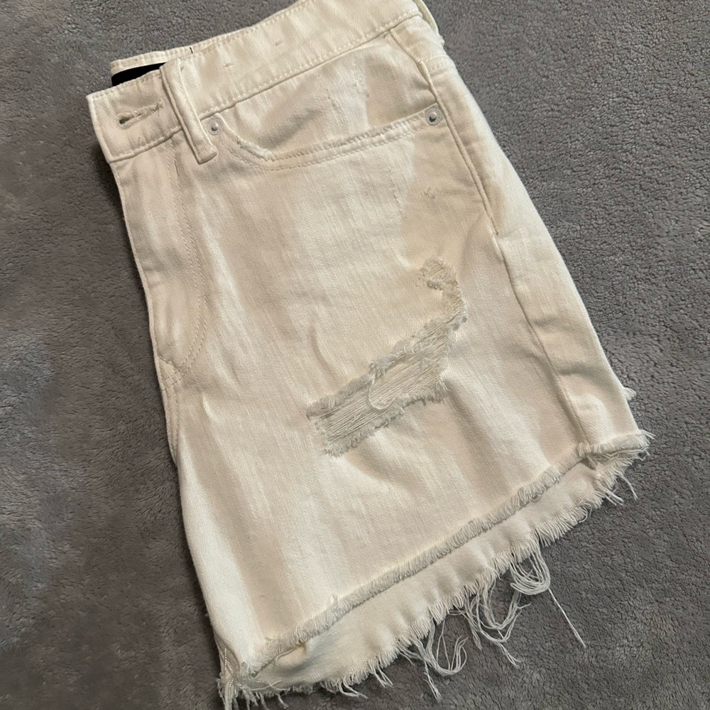 Express White Bermuda Shorts